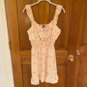 Lily Rose flutter sleeve floral mini dress